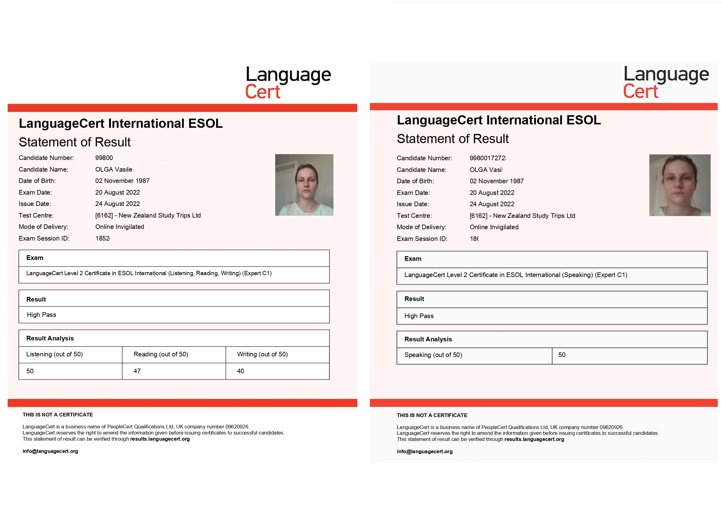 Отзыв Ольги из Санкт-Петербурга, нашей студентки LanguageCert - NZ ...